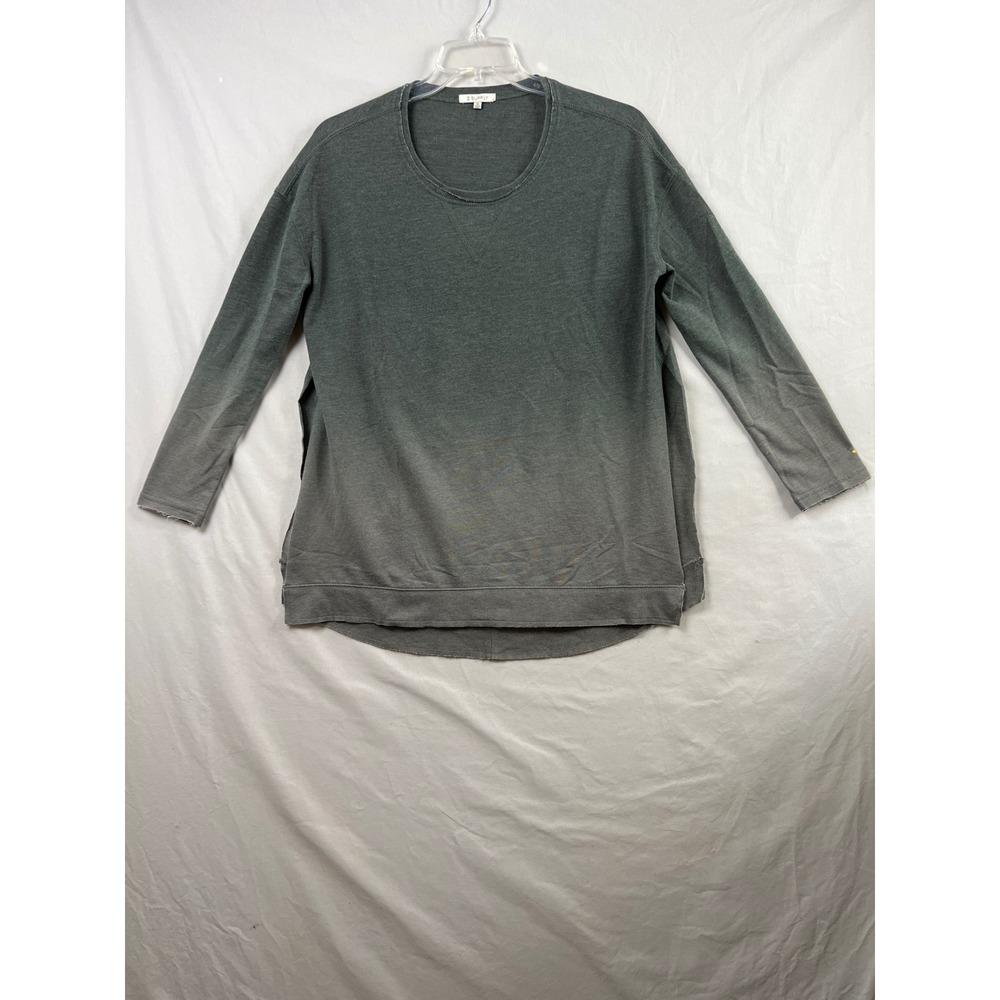 Z Supply Sweatshirt Womens XS Grey Ombre Long Sleeve Crew Neck ZT204883